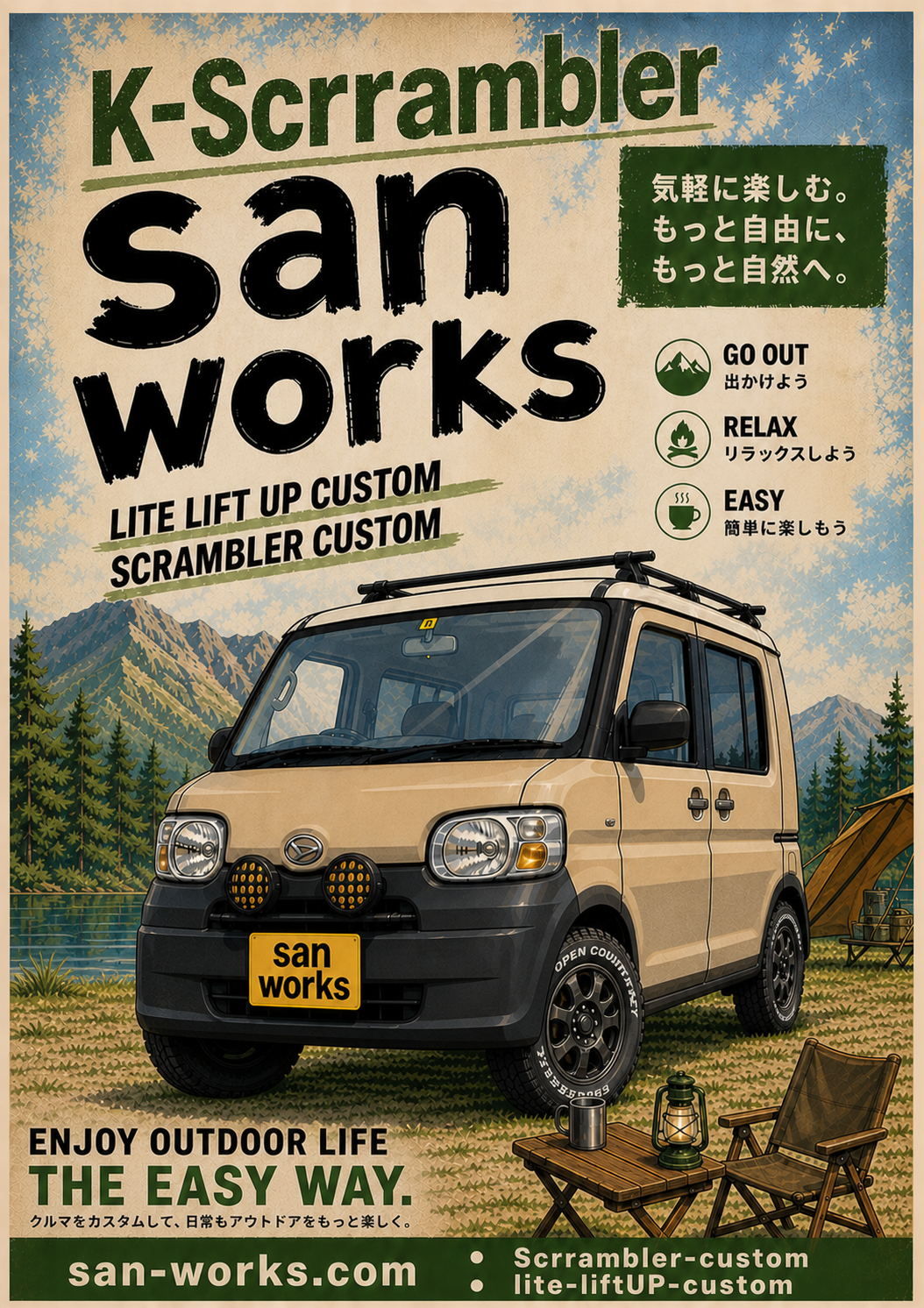 San Works K-Scrambler Custom